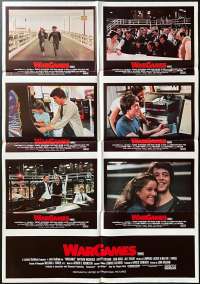 War Games Poster Original Rare Photosheet 1983 Matthew Broderick Ally Sheedy