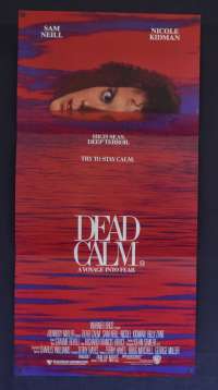 Dead Calm 1989 Daybill Movie Poster Nicole Kidman Sam Neill Billy Zane