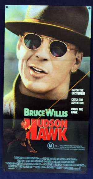 Hudson Hawk 1991 Daybill Movie poster Bruce Willis Danny Aiello