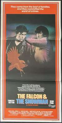 The Falcon And The Snowman Poster Daybill Original 1985 Penn