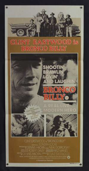 Bronco Billy Poster Original Daybill 1980 Clint Eastwood Western