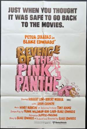 Revenge Of The Pink Panther One Sheet Australian Movie poster