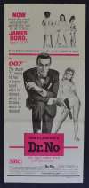 Dr. No Daybill Poster Original 1970's Re-Issue Sean Connery James Bond