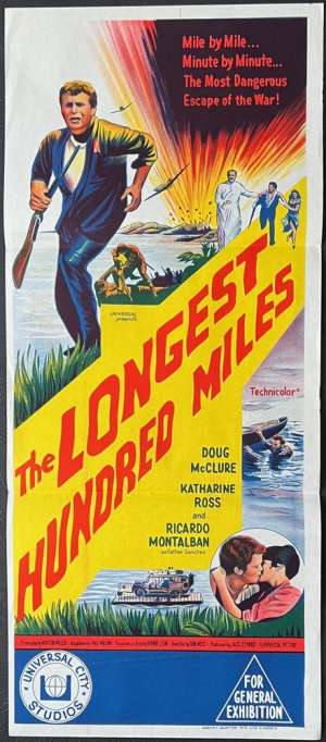 The Longest Hundred Miles 1967 Doug McClure Daybill movie poster