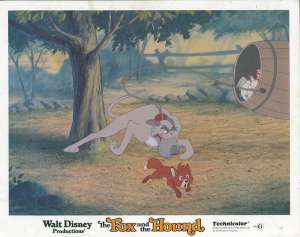 The Fox And The Hound Lobby Card 6 USA 11x14 Original 1981 Disney