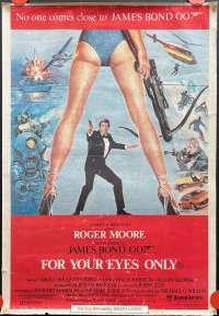 For Your Eyes Only Poster One Sheet Original ROLLED 1981 007 Bond