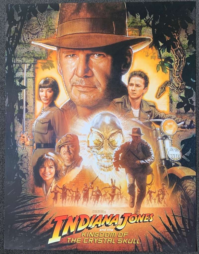 kingdom of the crystal skull poster