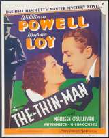 The Thin Man Poster Original USA Commercial Print 1980's Myrna Loy