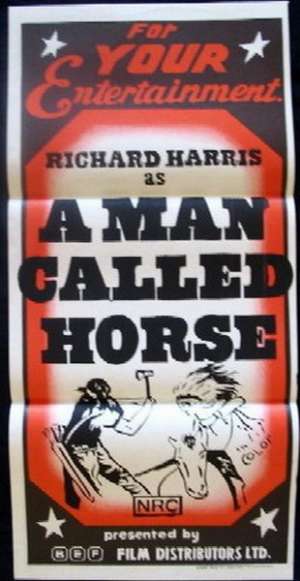 A Man Called Horse Poster Original Daybill 1970 Richard Harris