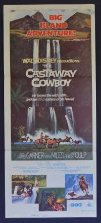 The Castaway Cowboy Poster Original Daybill 1974 Disney James Garner