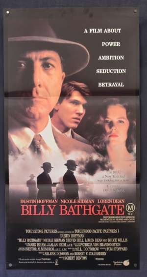 Billy Bathgate Poster Original Daybill 1991 Dustin Hoffman Nicole Kidman Gangsters