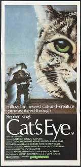 Cat's Eye Poster Original Daybill 1985 Drew Barrymore Stephen King