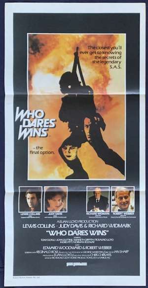 Who Dares Wins Daybill Poster 1982 Aka The Final Option Lewis Collins SAS