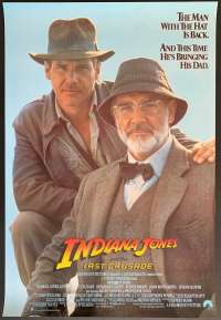 Indiana Jones And The Last Crusade Poster Original One Sheet 1989 USA International