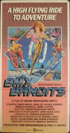 BMX Bandits 1983 Aka Short Wave Nicole Kidman Daybill movie poster