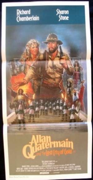 Allan Quatermain And The Lost City Of Gold Daybill Movie poster