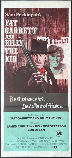 Pat Garrett And Billy The Kid Poster Original Daybill 1973 Sam Peckinpah Western