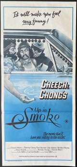 Cheech And Chong's Up In Smoke Poster Original Daybill Rare Duo Tone Art
