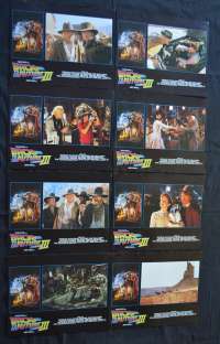 Back To The Future 3 Lobby Card Set USA 11x14 Michael J Fox