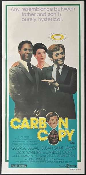 Carbon Copy Poster Original Daybill 1981 Denzel Washington