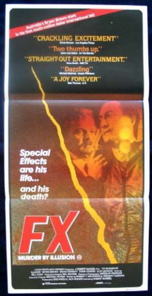 FX Murder By Illusion 1986 Bryan Brown Daybill Movie poster