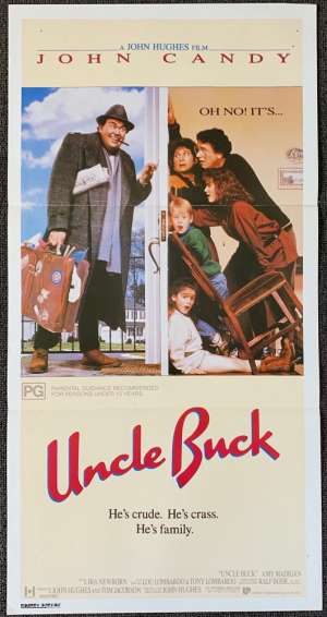 Uncle Buck Poster Original Rare Daybill 1989 John Candy John Hughes