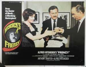 Frenzy Lobby Card 11x14 USA No 6 Original 1972 Hitchcock Jon Finch Alec McCowen