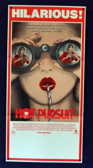 Hot Pursuit Poster Original Daybill 1987 John Cusack