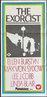 The Exorcist Poster Daybill Original Rare Art Re-Issue Linda Blair