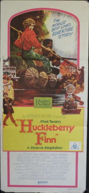 Huckleberry Finn Daybill Movie poster