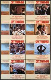 Cry Freedom Lobby Card Set USA 11&quot;x14&quot; Original 1987 Denzel Washington Kevin Kline