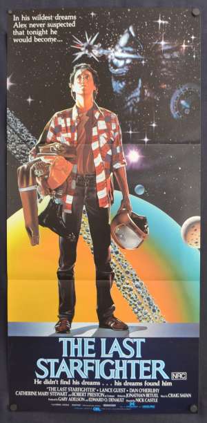 The Last Starfighter Poster Original Daybill 1984 Lance Guest Space