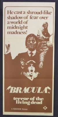 Bracula Terror Of The Living Dead Daybill Poster Original 1977 Paul Naschy