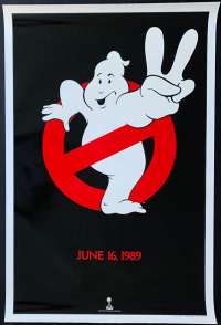 Ghostbusters 2 Poster Original Rolled USA One Sheet 1989 Teaser Art