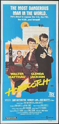 Hopscotch Poster Original Daybill 1980 Walter Matthau Glenda Jackson