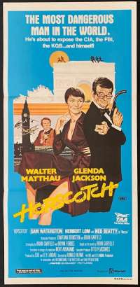 Hopscotch Poster Original Daybill 1980 Walter Matthau Glenda Jackson