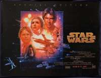 Star Wars Poster Original British Quad Advance 1997 Special Edition Struzan Art