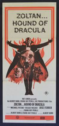 Zoltan Hound Of Dracula Movie Poster Original Daybill 1978 Michael Pataki Jose Ferrer