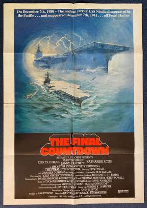 The Final Countdown Poster Original One Sheet USA International 1980