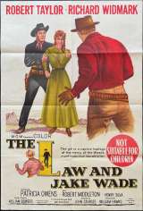 The Law And Jake Wade Poster One Sheet Original 1958 Robert Taylor