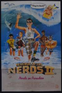 Revenge Of The Nerds II Nerds In Paradise Movie Poster One Sheet Carradine