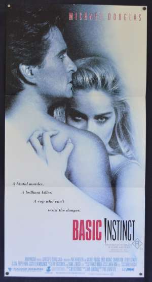 Basic Instinct Movie Poster Original Daybill 1992 Michael Douglas Sharon Stone