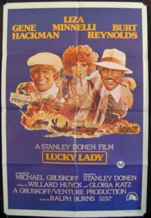 Lucky Lady One Sheet Australian Movie poster