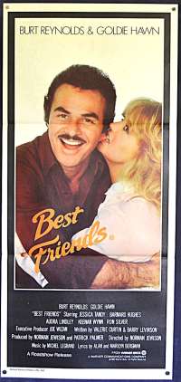 Best Friends Movie Poster Original Daybill 1982 Burt Reynolds Goldie Hawn