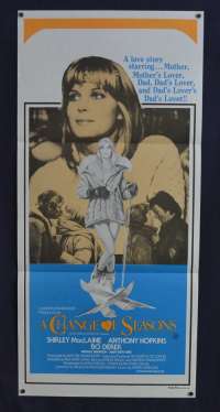 A Change Of Seasons Poster Original Daybill 1980 Anthony Hopkins Sexy Bo Derek