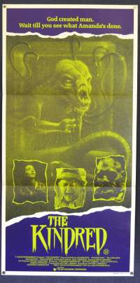 The Kindred Poster Daybill Rod Steiger David Allen Brooks Mutant Horror