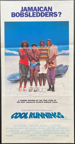 Cool Runnings Poster Original Daybill 1993 John Candy Bobsledders