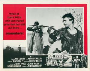 Mad Max 2 Photosheet Lobby 4 Original 11x14 Rare 1981 Mel Gibson
