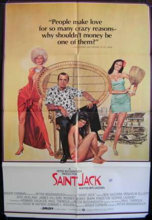 Saint Jack Poster Original One Sheet 1980 Ben Gazzara Peter Bogdanovich