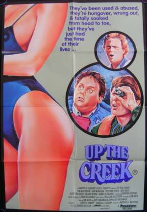 Up The Creek 1984 Tim Matheson One Sheet rare art movie poster